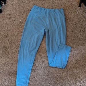 Blue Stretch Leggings